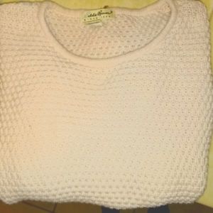 Womans size medium eddie bauer's half knitted sweatshirt.